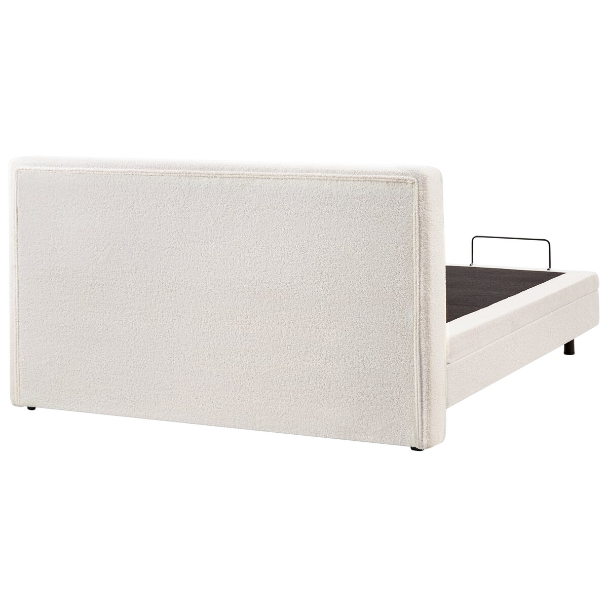 Łóżko regulowane Boucle DUKE 180 x 200 cm Złamana biel