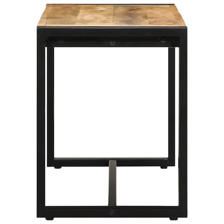 vidaXL Ławka 80x35x45 cm lite drewno surowe mango