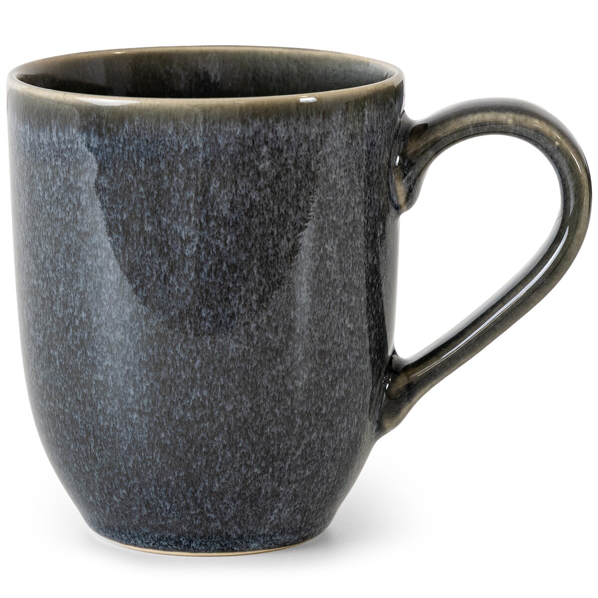 EDA Zestaw śniadaniowy 6 os. (18 el.), niebieski/szary/beżowy