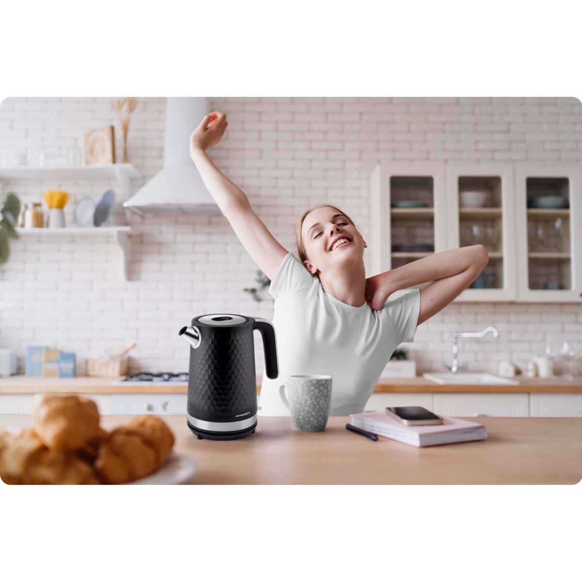 Czajnik elektryczny bezprzewodowy modny 1,7l Berdsen