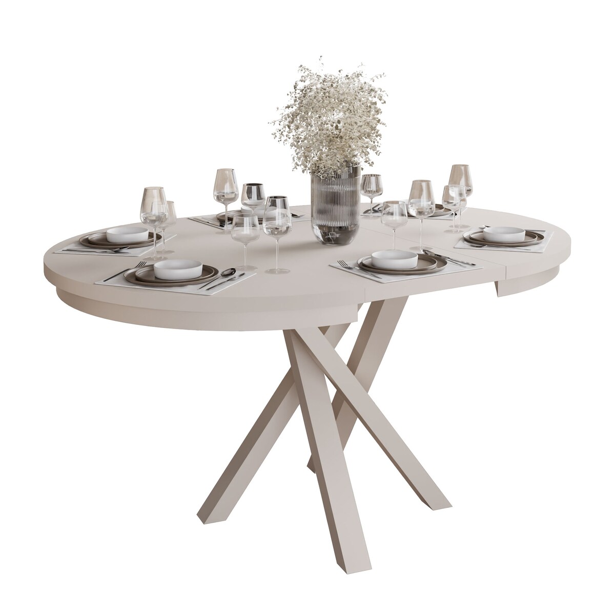 Rozkładany stół LUMI, kaszmir