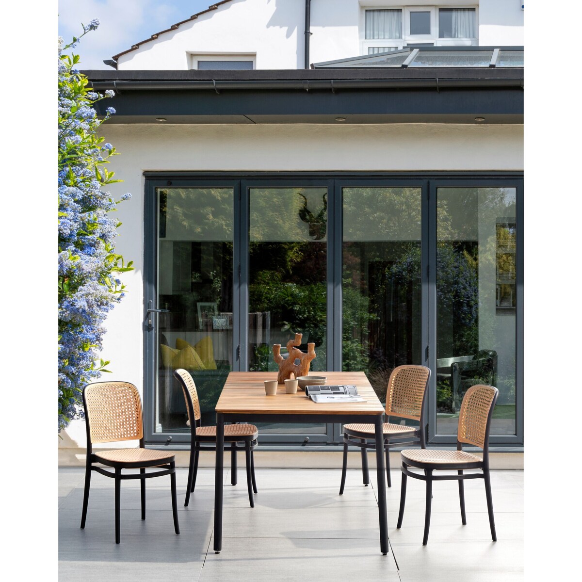 Krzesło do jadalni Zestaw 4 Beżowy PLOSE