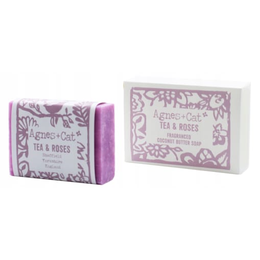 Mydło PIĘKNIE PACHNIE awgifts z Masłem Kokosowym Tea & Roses do relaksu spa