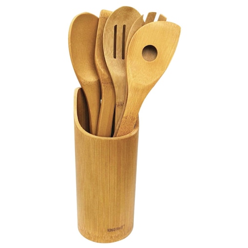 Zestaw drewnianych przyborów kuchennych 6 elementów KINGHOFF