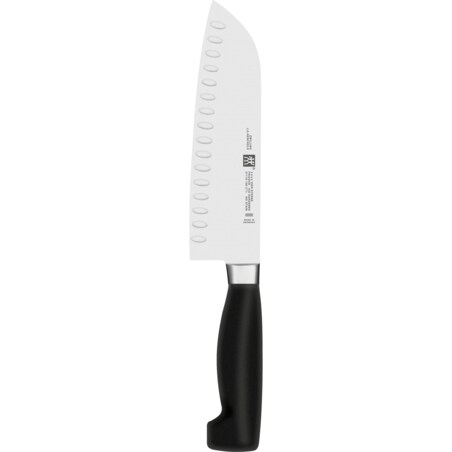 Nóż Santoku z rowkami Zwilling Four Star - 18 cm