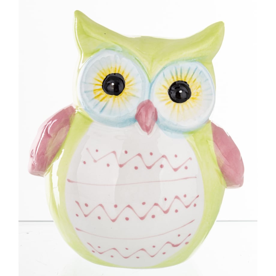 Skarbonka dolomitowa - sowa 14,5x12x10 cm ALOCO