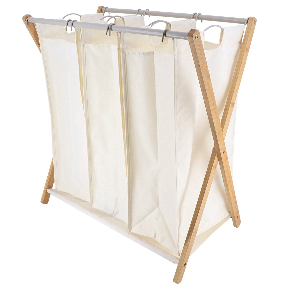 Kosz na pranie 3 komory CHIC INTERIOR, 35 l x3