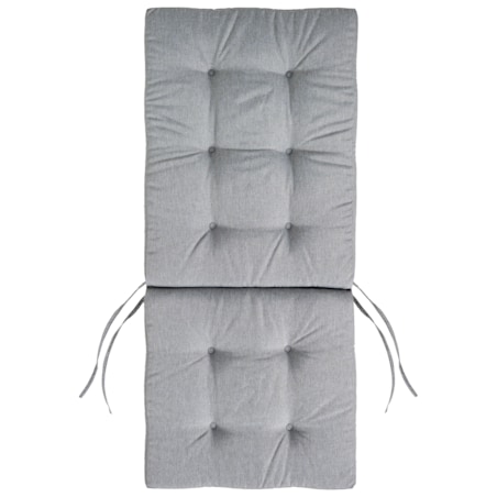 Zestaw 2 krzeseł ogrodowych z poduszkami MAUI PREMIUM Drewno akacjowe Szary