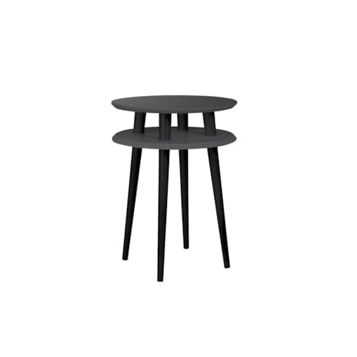 Stolik kawowy UFO HIGH 45x45 grafitowy/czarny