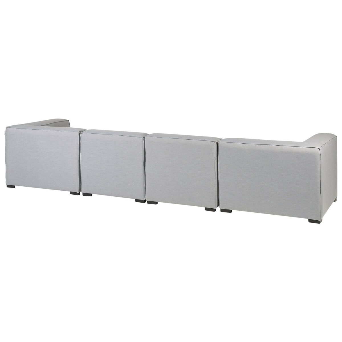 Sofa ogrodowa z otomaną dla 4 osób AREZZO Modułowy Jasnoszary