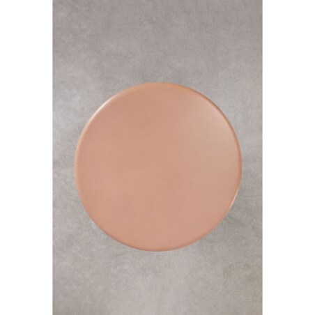 Okrągły stół do jadalni z cementu Namara terakota Ø120 cm