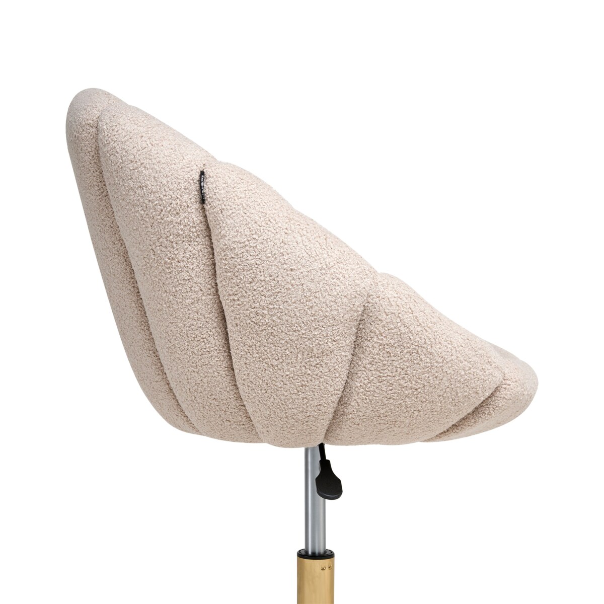 Krzesło obrotowe Obrotowy ANNABELLE Boucle Beżowy