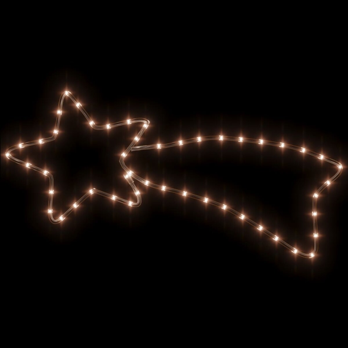 vidaXL Świąteczna dekoracja Gwiazda Betlejemska, 48 LED, 65x28 cm