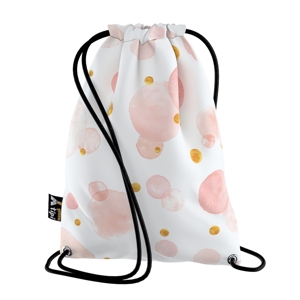 Worek plecak Kiddy, ecru-różowy, 28x40cm, Magic Collection