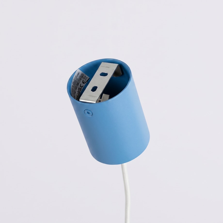 Żyrandol AURA 4 błękitna Gx53
