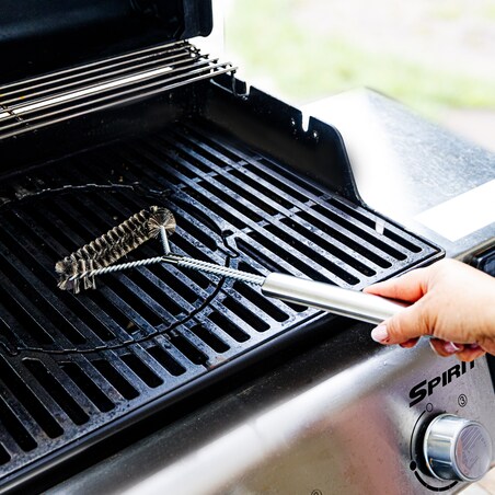 Szczotka do czyszczenia grilla, stal nierdzewna, KINGHOFF