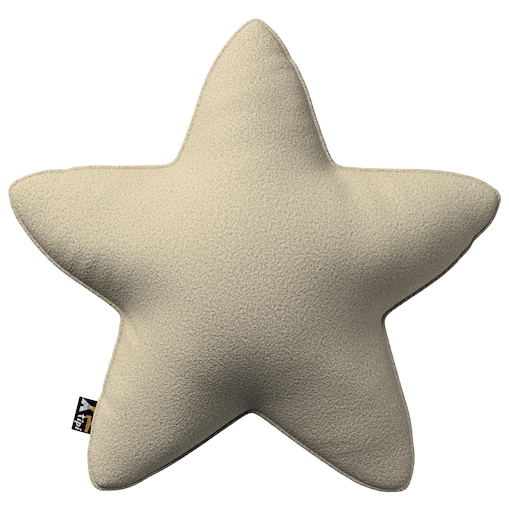 Poduszka Lucky Star, jasny beż, 52x15x52cm, Boucle