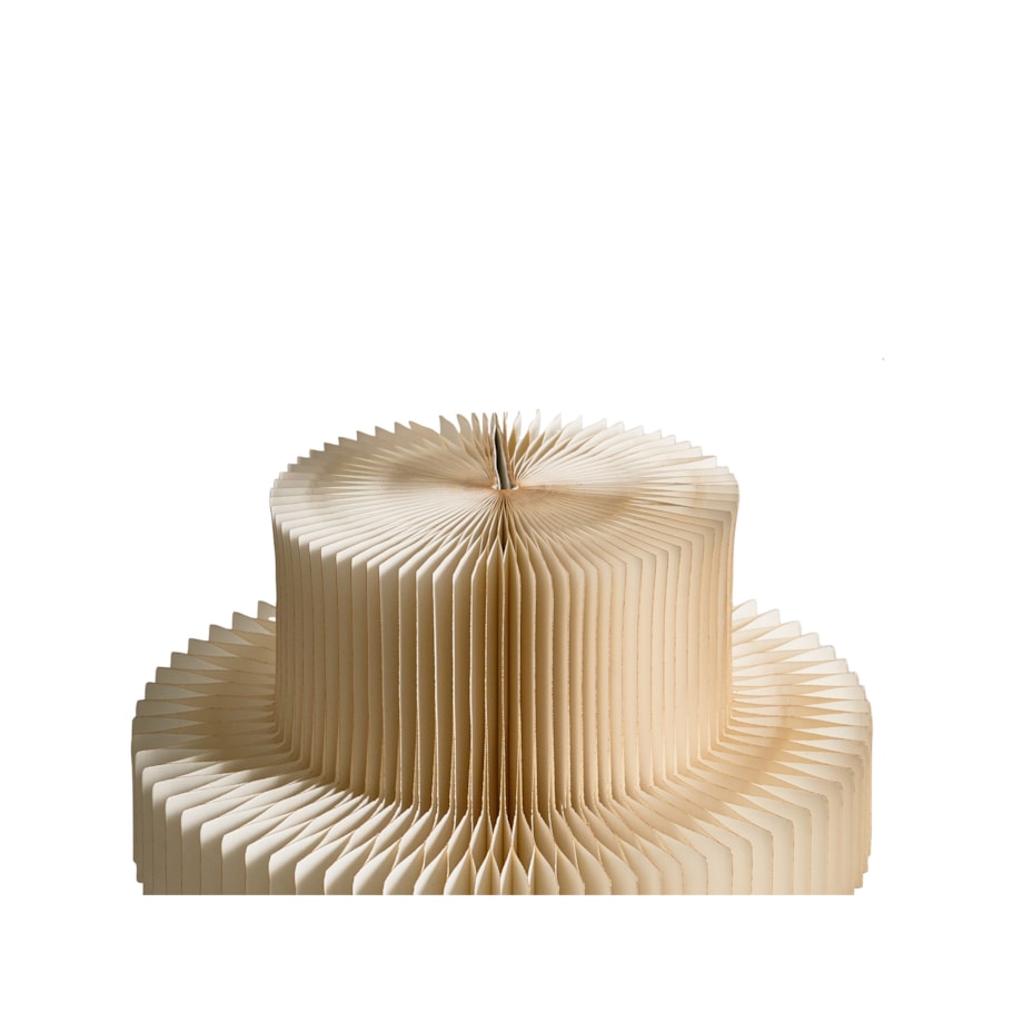 Zestaw 2 dekoracji świątecznych KLARALVEN Bałwan 90/124 cm Beżowy