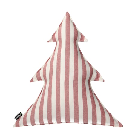Poduszka Choinka 38x40cm, czerwono-białe pasy (1,5cm), 38x40x8cm, Quadro