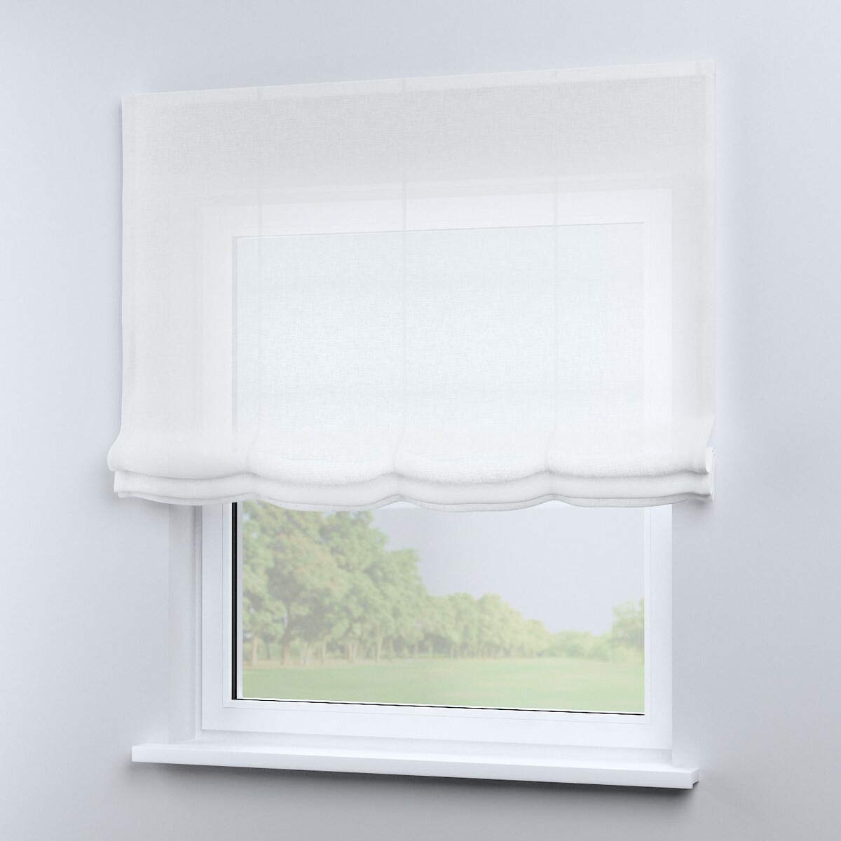 Roleta rzymska Wenecja 100x170 prześwitująca ecru