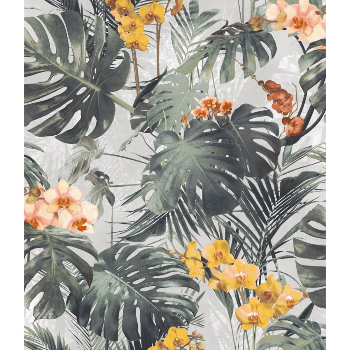 DUTCH WALLCOVERINGS Tapeta Paradiso, zielono-ochrowa