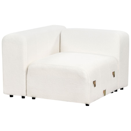 Sofa modułowa 2-osobowa boucle biała FALSTERBO