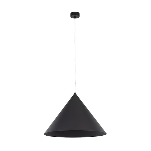 Lampa wisząca TK Lighting CONO BLACK 10059 czarna 50 cm E27 regulowana do 170 cm