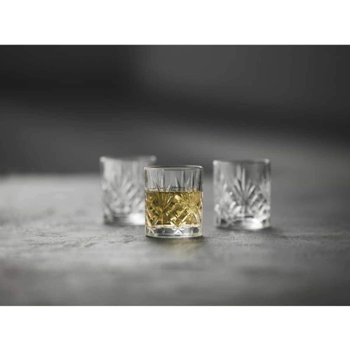 Kieliszki do shotów ze szkła kryształowego Melodia 80 ml 6 sztuk 31134