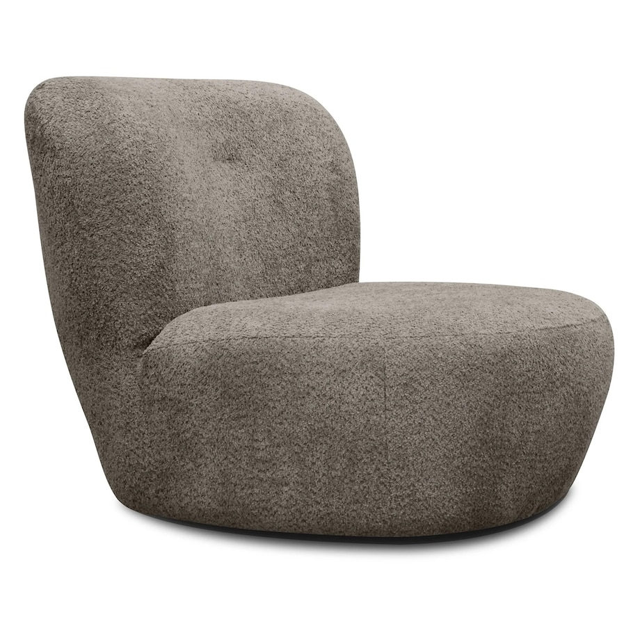 Fotel obrotowy 80x90x70 cm MARILIN - II brązowy