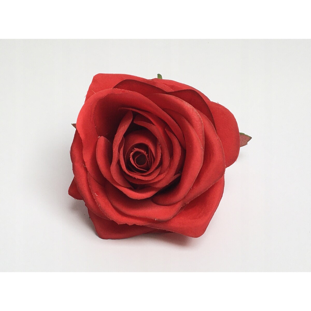 RÓŻA CZERWONA SZTUCZNA na bukiet stroik wiązanka ŁADNA kompozycja dekoracja