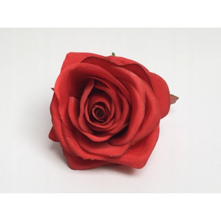 RÓŻA CZERWONA SZTUCZNA na bukiet stroik wiązanka ŁADNA kompozycja dekoracja