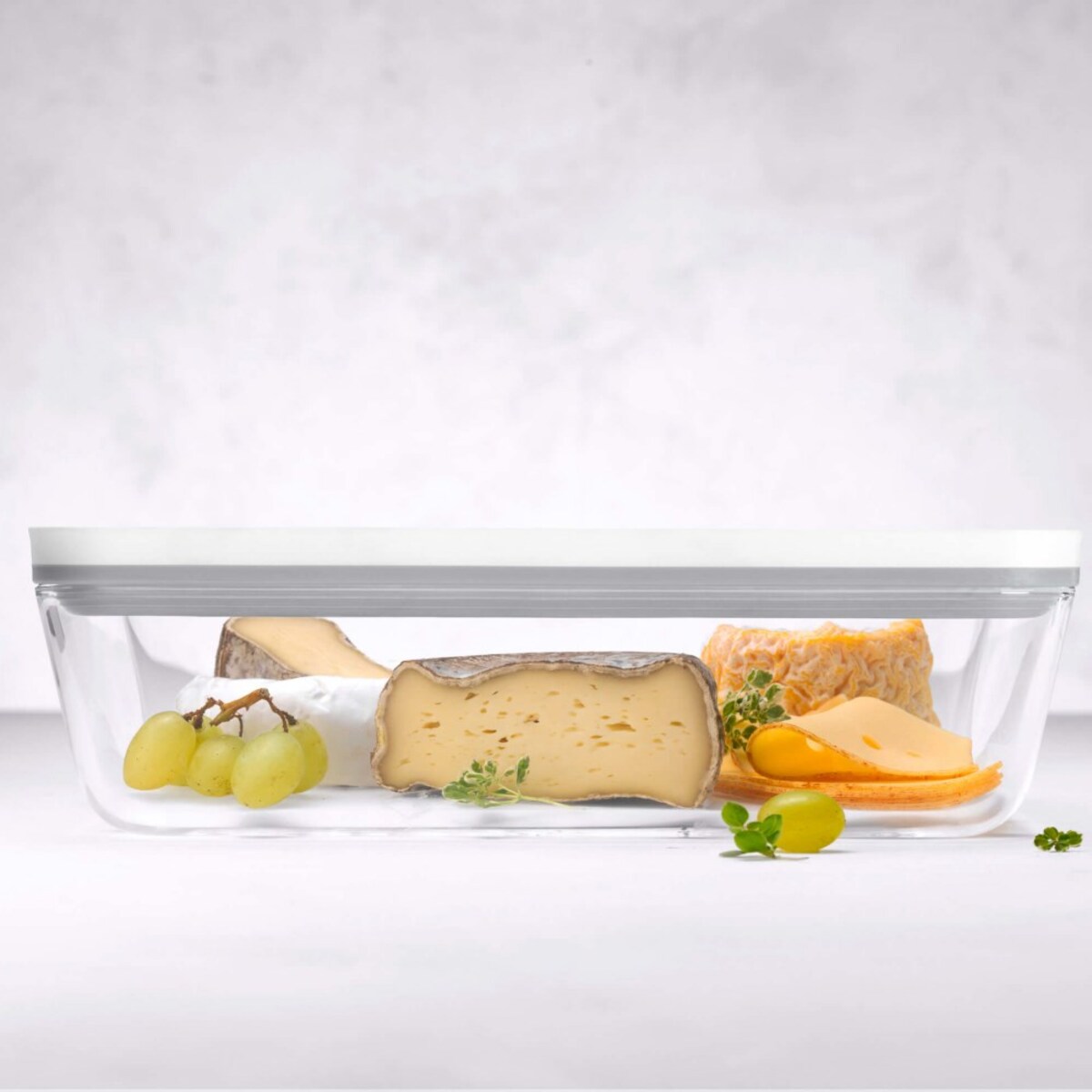 Szklany pojemnik do przechowywania Zwilling Fresh & Save - 2 ltr, Szary