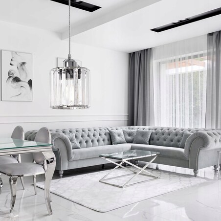 Lampa Wisząca Toolight Glamour Chromowana