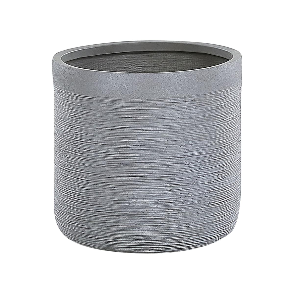 Doniczka 42 x 42 x 41 cm szara SAMOS