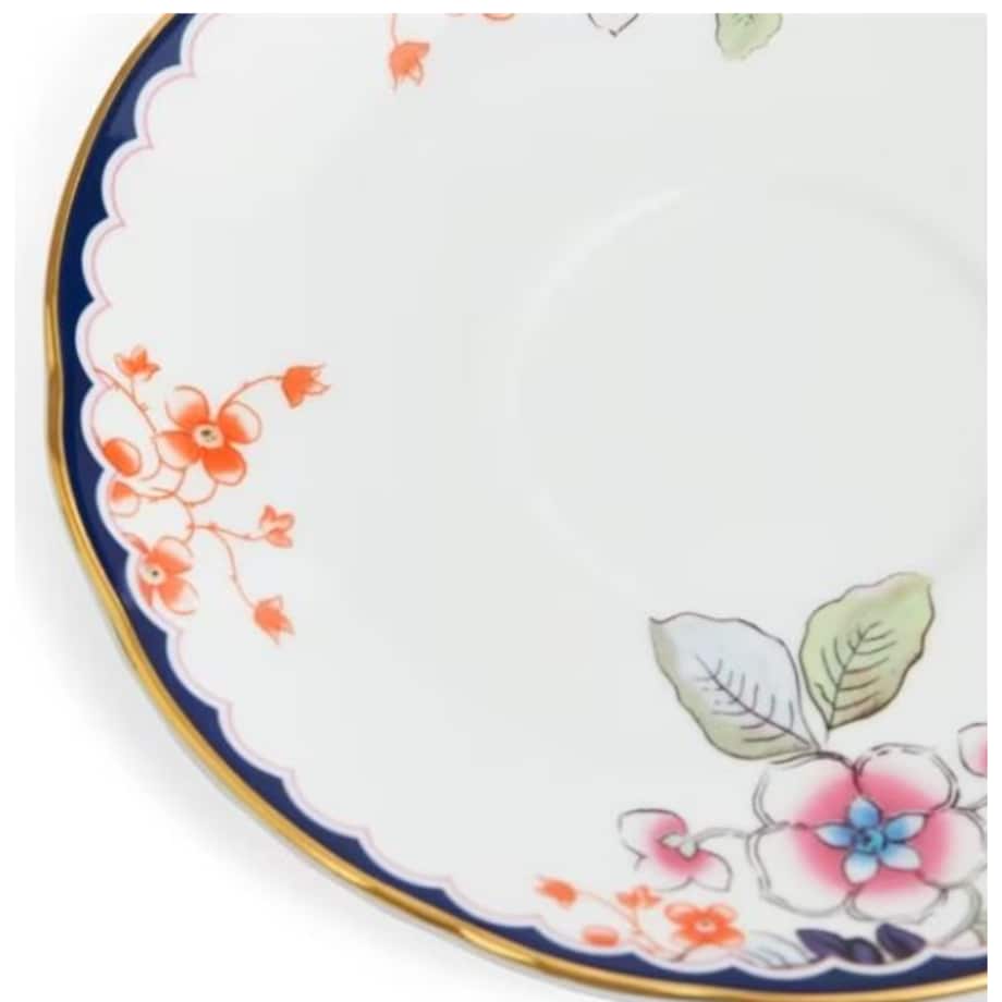 Filiżanka do herbaty ze spodkiem Jasmine Bloom Wonderlust Wedgwood
