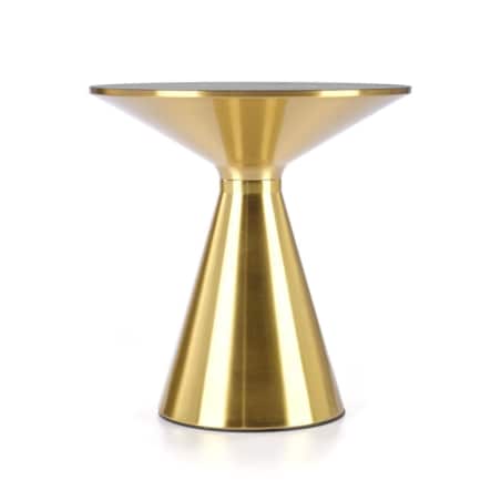 STOLIK KAWOWY Aventure CERAMICZNY BLAT 50x52cm czarny marmur