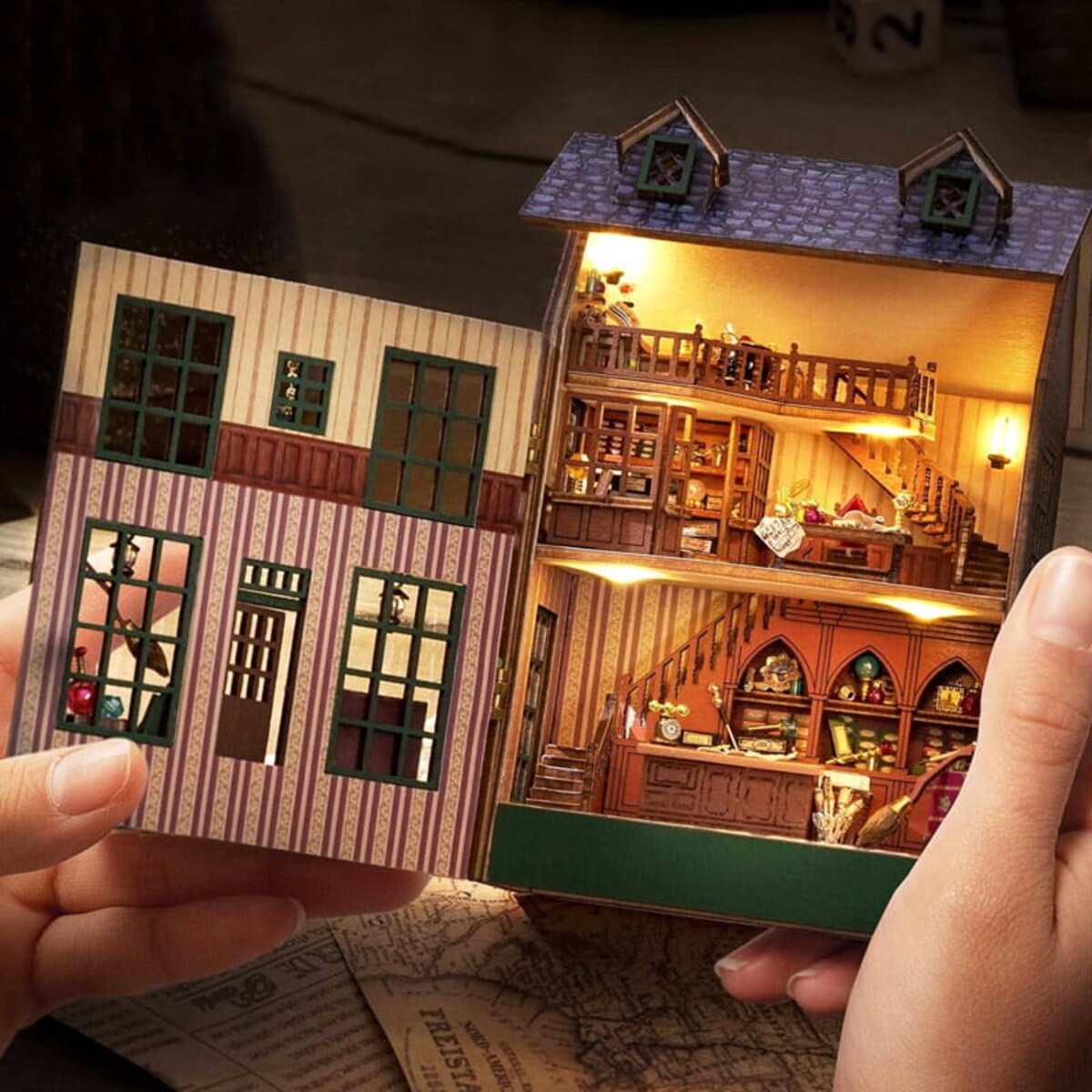 Miniaturowy domek - Różdzka Harrego