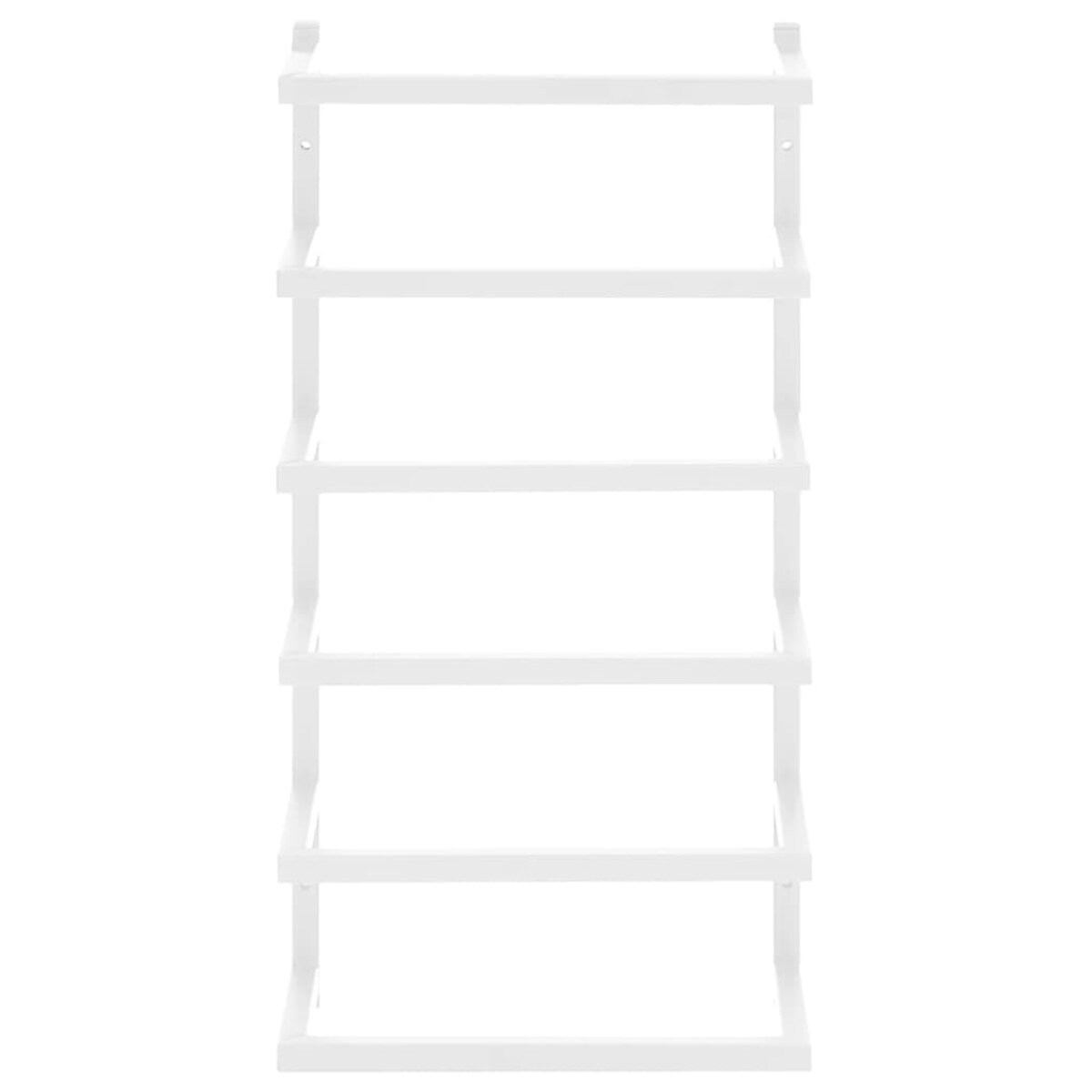 vidaXL Stojak na ręcznik, biały, 24x12x48 cm, stalowy