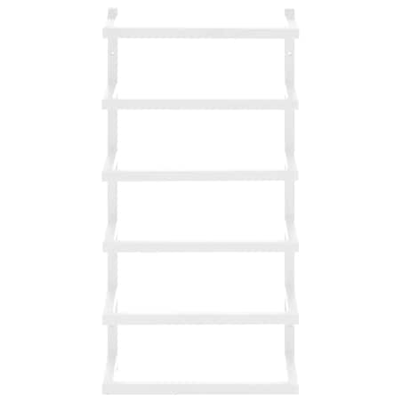 vidaXL Stojak na ręcznik, biały, 24x12x48 cm, stalowy