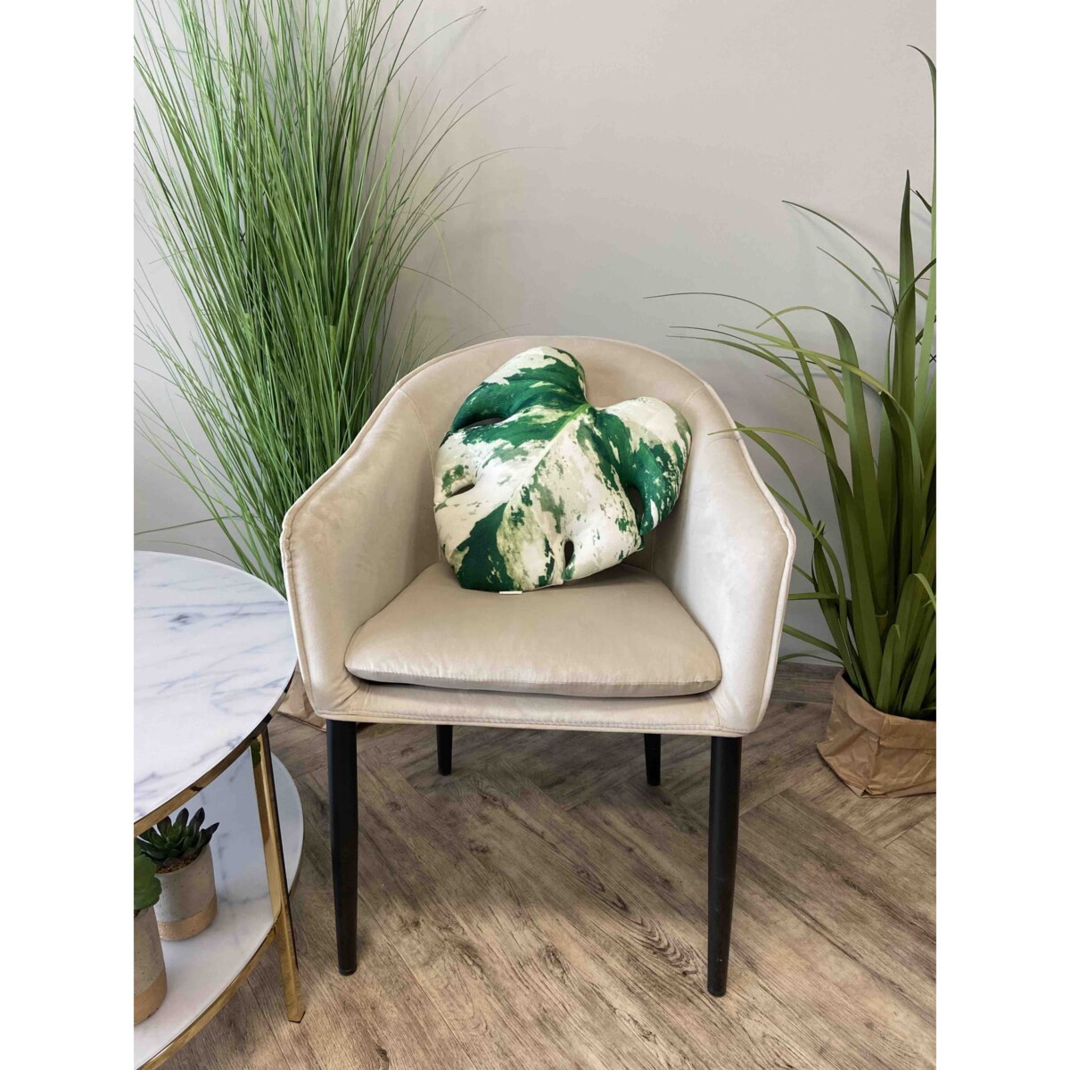 Poduszka Liść Monstera Variegata