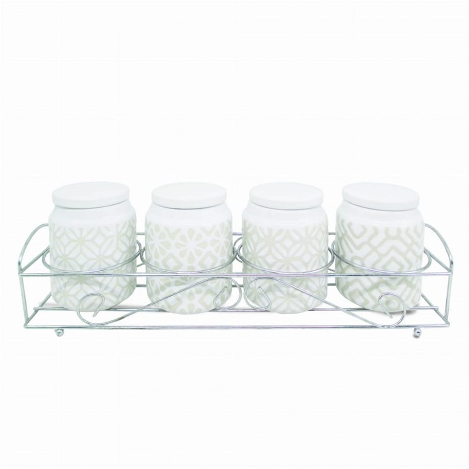 Maestro zestaw 4 pojemników na przyprawy MR2003304CS