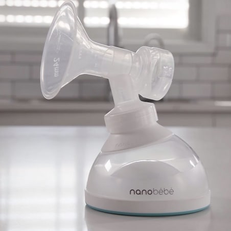 Zestaw adapterów do laktatorów dla butelek Nanobébé - 2 szt.