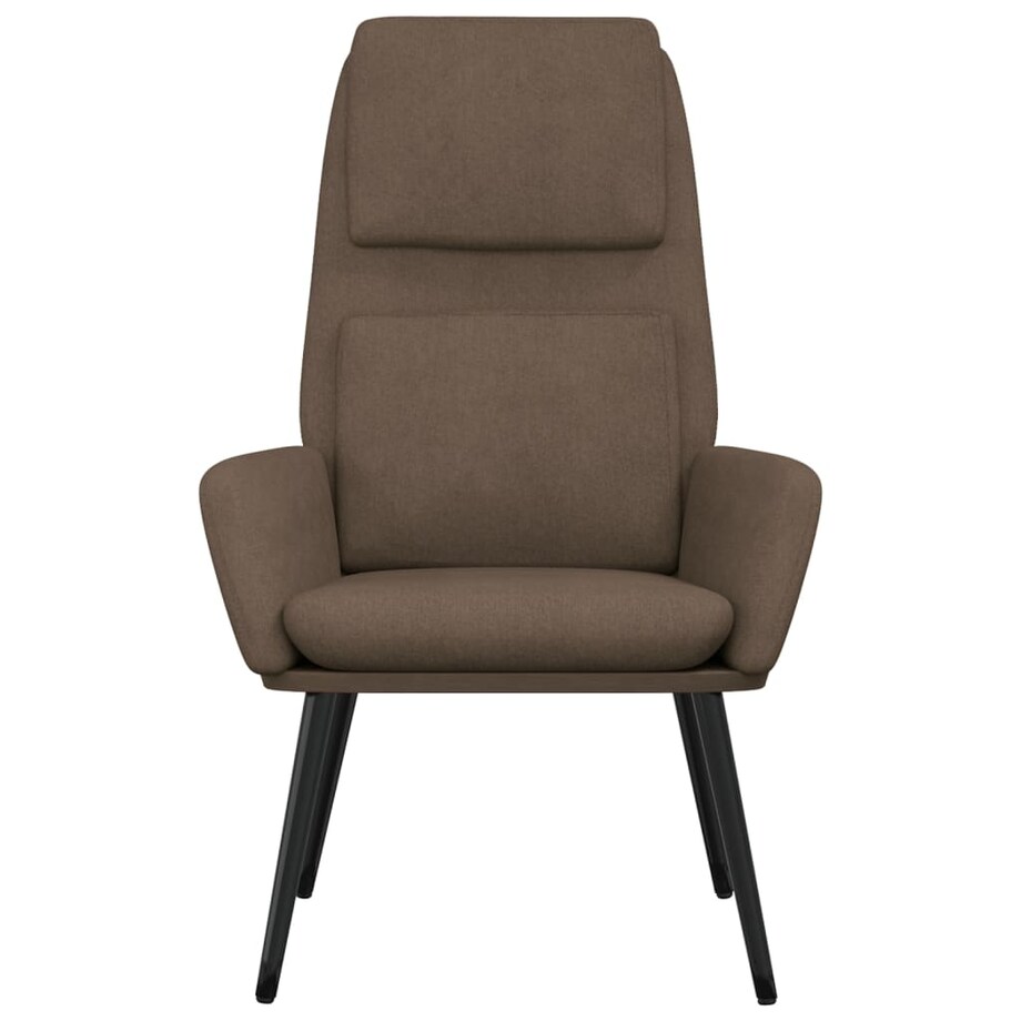 vidaXL Fotel wypoczynkowy, kolor taupe, obity tkaniną