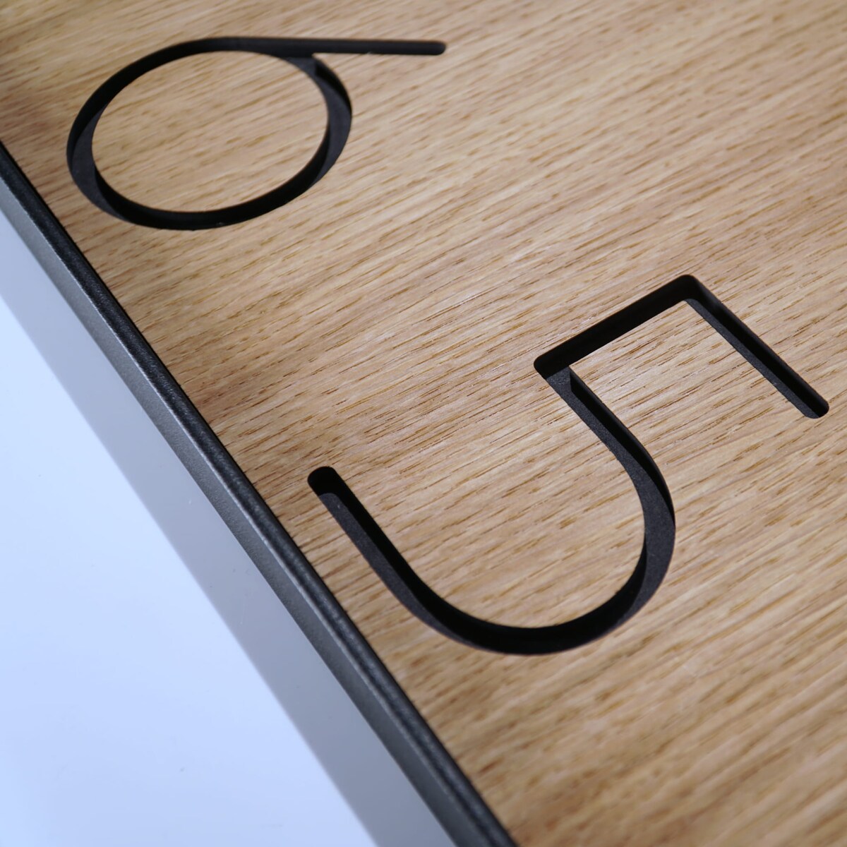 Drewniany zegar ścienny Wood Square 60cm