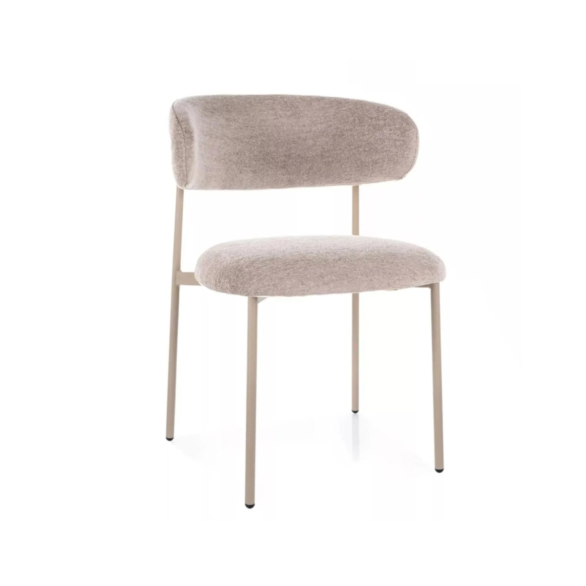 Krzesło tapicerowane ELTON BREGO beżowe