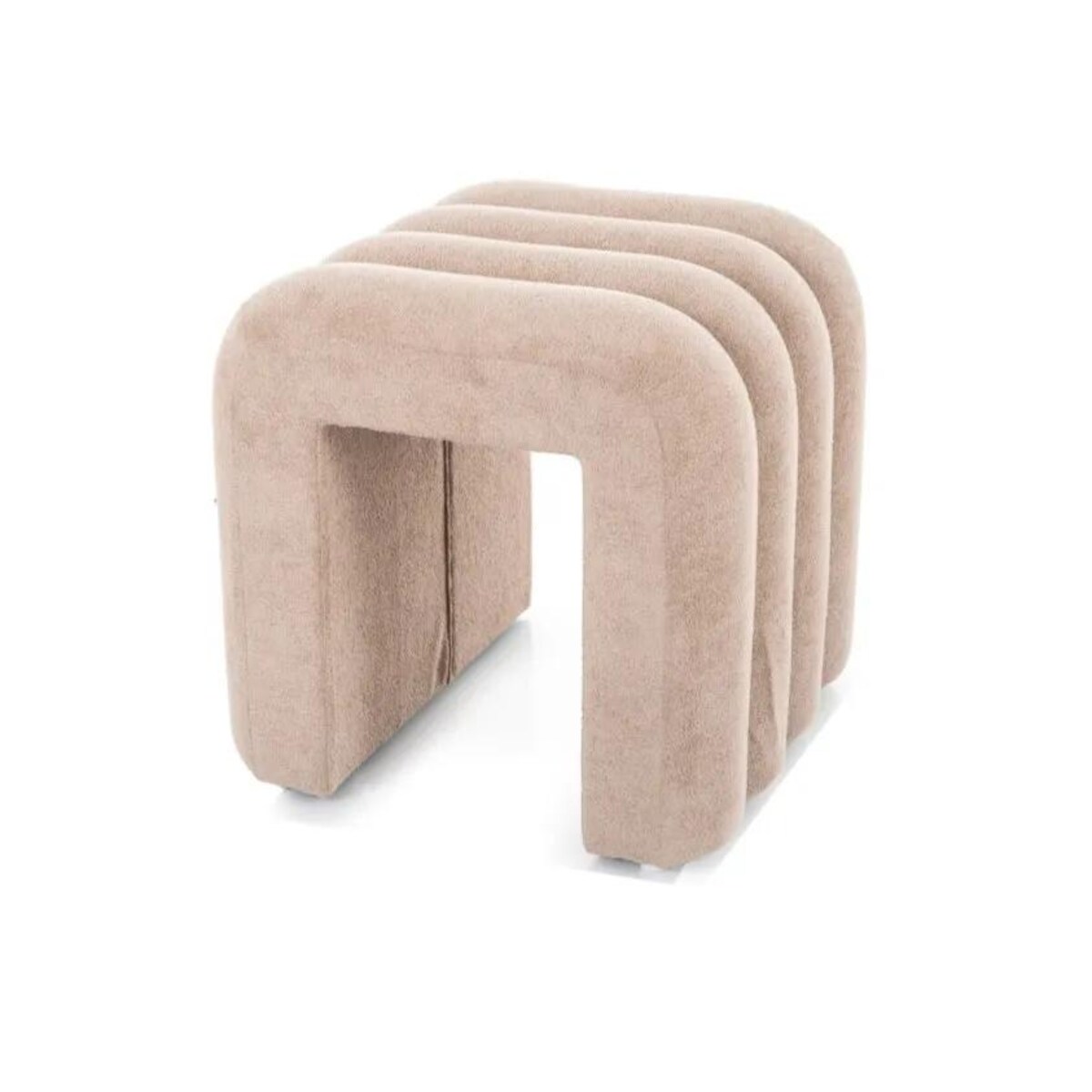 Pufa TICA ciemnobeżowa