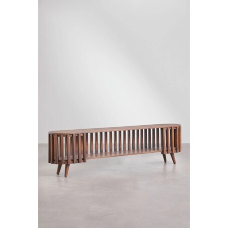 Szafka RTV z drewna akacjowego Dragor 180 cm