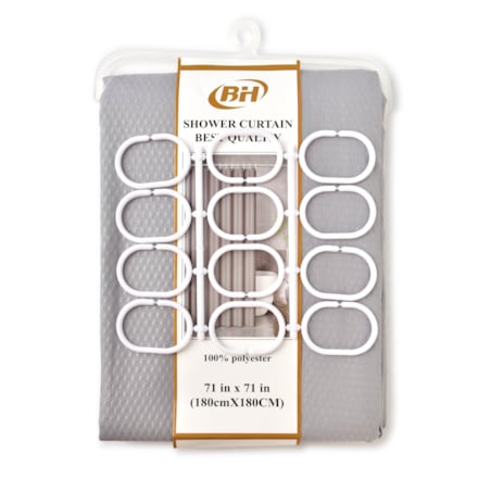 ZAC GREY Zasłona prysznicowa 180x180cm