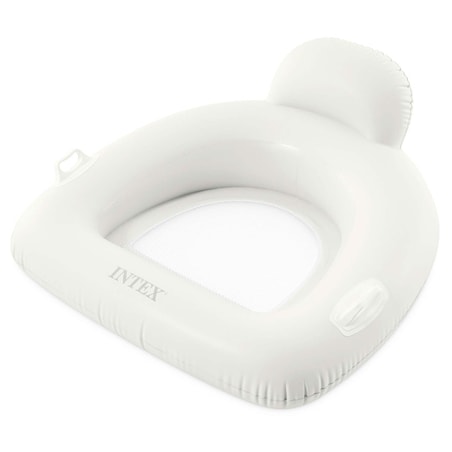Fotel materac dmuchany Intex 56801 do pływania biały Lounge plażowy