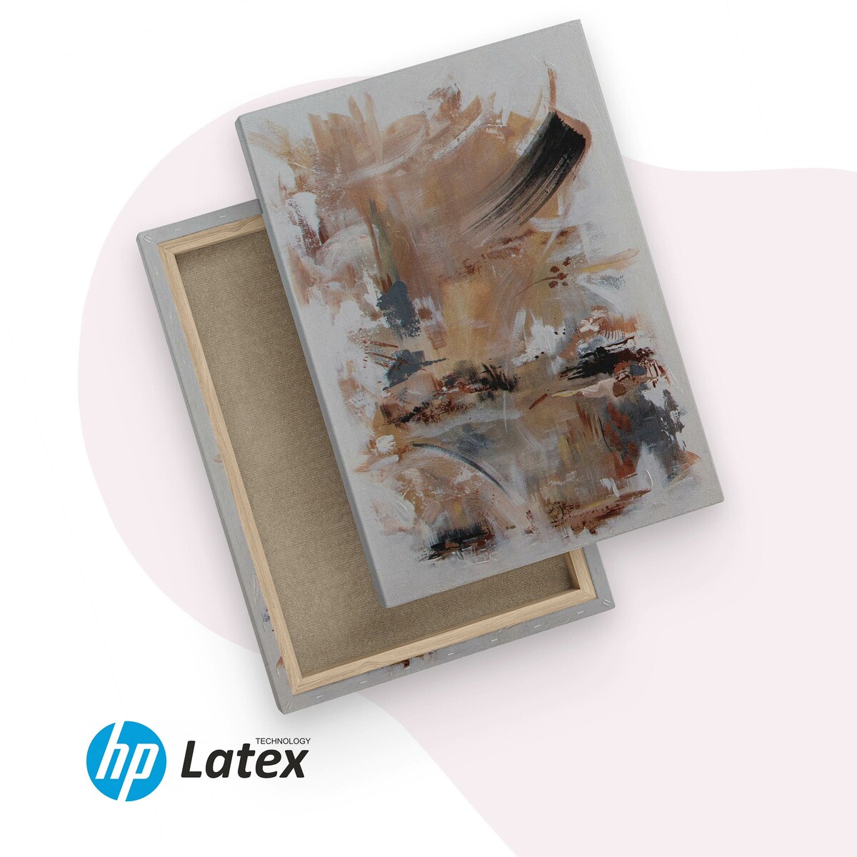 3x Obraz Ścienny Do Salonu Set Abstrakcja Nowoczesny Styl Farba 30x40cm